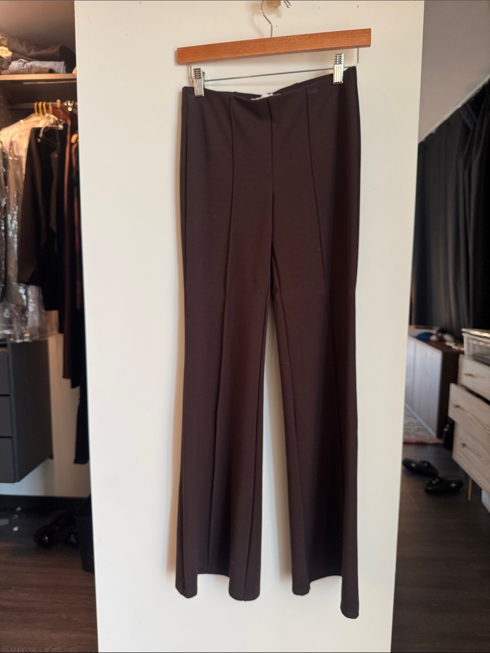 NWOT MANGO brown tailored pants XS